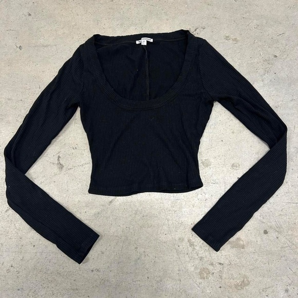 Reformation Paige Ribbed Knit Crop Top XS - Picture 2 of 5